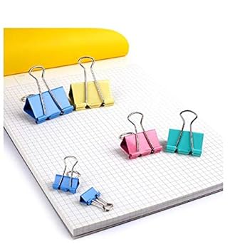 Amazon | Doriup ダブルクリップ 5サイズ 大 中 小 21個入り